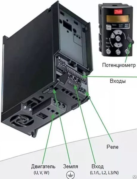  Частотный преобразователь Danfoss VLT Micro Drive FC-051PK18 0,18 кВт (200-240, 1 фаза) 132F0001